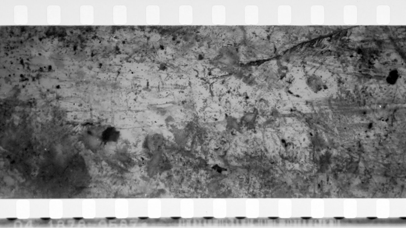 sound of a million insects, light of a thousand stars (Tomonari Nishikawa, 2014). Az eredeti filmnegatív részlete